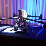 Die DJI Matrice 400 beim TeckOff in der Schlossberghalle Dettingen