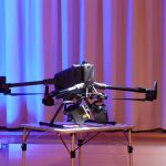 Die DJI Matrice 400 beim TeckOff in der Schlossberghalle Dettingen