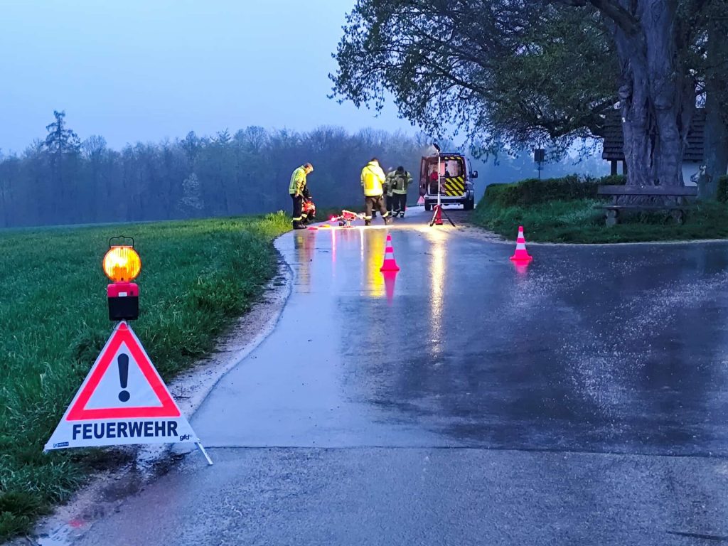 Übung der Drohneneinheit am Käppele: Flugroute und Wärmebild