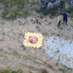 Übung der Drohneneinheit im ehemaligen Munitionslager Tiefenbachtal: Erkundung und Wärmebild