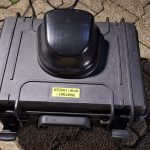 Koffer mit Antenne für mobiles Internet, WLAN und Live-Streaming an der Einsatzstelle